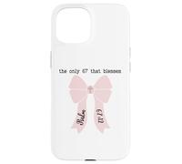 Jesus 67 Religious 6 7 Christian 6-7 Bible Verse Psalm 67:12 Custodia per iPhone 15