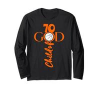 JESUS 70 ANNI CHILD OF GOD BASKETBALL 70 COMPLEANNO Maglia a Manica