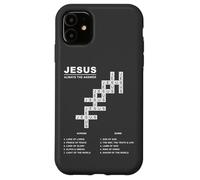 JESUS, Always The Answer - Christian Faith Crossword Puzzle Custodia per iPhone 11