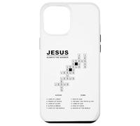 JESUS, Always The Answer - Christian Faith Crossword Puzzle Custodia per iPhone 12 Pro Max