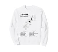 Jesus, Always The Answer - Christian Faith Crossword Puzzle Felpa