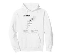 Jesus, Always The Answer - Christian Faith Crossword Puzzle Felpa con Cappuccio
