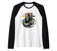 Jesus And Bigfoot - Faith And Friendship Tee Maglia con Maniche Raglan