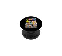 Jesus And Softball Run The Bases Set Before You PopSockets PopGrip Adesivo