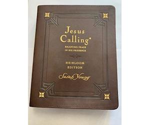 Jesus Calling Heirloom Note Taking Edition - Grande stampa Leathersoft Sarah Young godendo la pace in sua presenza