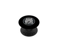 Jesus Changed My Life Ask Me How PopSockets PopGrip Adesivo