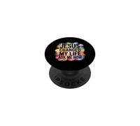 Jesus Changed My Life Ask Me How PopSockets PopGrip Adesivo