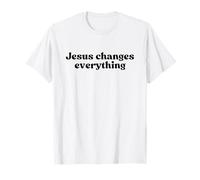 Jesus Changes Everything, Christian Faith Worship Religious Maglietta