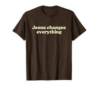 Jesus Changes Everything, Christian Faith Worship Religious Maglietta