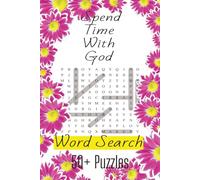 Jesus Christ Bible Word Search Book: Uplifting Word Search Puzzles with God's word | 6x9 inches, 110 pages | 50+ puzzles. Gift for Vacations, Holidays, and free times.