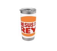 Jesus Christ Cross Bible Verse Sayings Christian Devotion Bicchiere termico in acciaio inox doppia parete