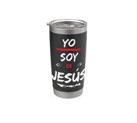 Jesus Christ Cross Bible Verse Sayings Christian Devotion Bicchiere termico in acciaio inox doppia parete