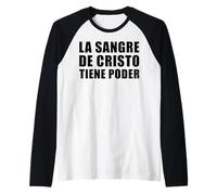 Jesus Christ Cross Bible Verse Sayings Christian Devotion Maglia con Maniche Raglan