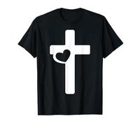 Jesus Christ Cross Faith Christian Religious Servant of God Maglietta