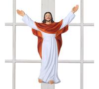 Jesus Christ Figure - Handcrafted Art, Spiritual Ornament, Religious Figurine, Smooth Realistic Pose Timeless Decoration | Suitable Ideal Festive Gifting Home Altar Prayer Corner Meditation