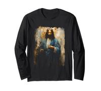 Jesus Christ Holy Face Blessing Christian Faith in Jesus Maglia a Manica