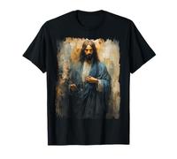 Jesus Christ Holy Face Blessing Christian Faith in Jesus Maglietta