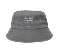 Jesus Christ Is The Same Yesterday Today And Forever Christianity Cappello A Secchiello Casual Cappelli da Sole per Uomini Donne, Spiaggia Giardinaggio Escursionismo Portatile Cappello Pescatore