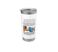 Jesus Christ Saved My Life Bicchiere termico in acciaio inox doppia parete