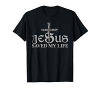 Jesus Christ Saved My Life Gift for Women Men Maglietta