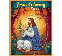 Jesus Coloring Book: Jesus Fasting in the Wilderness Coloring Pages
