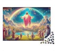 Jesus Comforts Puzzle 1000 Pezzi Per Adulti Perfetto Per Appassionati Di Esperti Sfida Impossibile Creativo Cute Regalo Per La Famiglia Per Adulti E Bambini A Partire Da 12 Anni 70x50cm/1000pcs