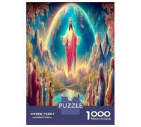 Jesus Comforts Puzzle Divertente Gioco Per Famiglie 1000 Pezzi God Puzzle Regalo Educativo Per Adulti E Bambini Da 14 Anni E Più 38x26cm/1000pcs