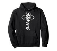JESUS CRISTO 30 YEARS CHILD OF GOD CALCIO 30° COMPLEANNO Felpa con Cappuccio