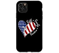 Jesus Cross Heart America The Lord Is My Rock ART SUL RETRO Custodia per iPhone 11 Pro Max