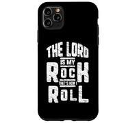 Jesus Cross The Lord Is My Rock America Heart ART SUL RETRO Custodia per iPhone 11 Pro Max