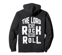 Jesus Cross The Lord Is My Rock America Heart ART SUL RETRO Felpa con Cappuccio