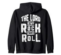 Jesus Cross The Lord Is My Rock America Heart ART SUL RETRO Felpa con Cappuccio