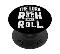 Jesus Cross The Lord Is My Rock America Heart ART SUL RETRO PopSockets PopGrip Adesivo