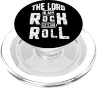 Jesus Cross The Lord Is My Rock America Heart ART SUL RETRO PopSockets PopGrip per MagSafe