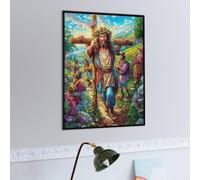 Jesus Crucifixion Puzzle 500 Pezzi Relax E Meditazione Animal Pets Rompicapo Mindfulness Attività Per Il Benessere Riduzione Dell'ansia Regalo Per Tutti 500 PCS