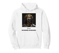 Jesus Cyborg, Design Cristiano futuristico, Gesù Felpa con Cappuccio