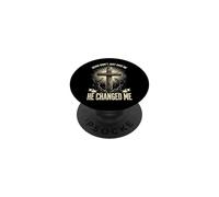 Jesus Didn't Just Save Me He Changed Me PopSockets PopGrip Adesivo