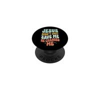 Jesus Didn't Just Save Me He Changed Me PopSockets PopGrip Adesivo