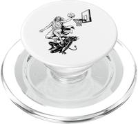 JESUS DUNKING FUNNY CHRISTIAN RELIGIOSO BASKET SPRITUALE PopSockets PopGrip per MagSafe
