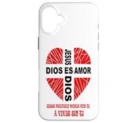 Jesús El Amor de Dios Cristo Buen Pastor Vida Eterna Custodia per iPhone 16 Plus