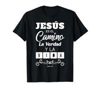 Jesus es El Camino la Verdad y La Vida, Christian Quote Maglietta