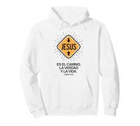 Jesús es El Camino, la Verdad y la Vida. Felpa con Cappuccio