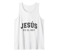 Jesus Es El Re'y Cristiana Fe Religiosa Regalo Canotta