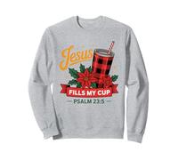 Jesus Fills My Cup Psalm 23:5 Positive Faith Quote Felpa