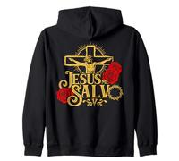 Jesus God Lover Jesus Es El Camino La Verdad Y La Vida Felpa con Cappuccio