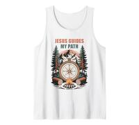 Jesus Guides My Path - Psalm 32:8 Christian Faith Camping Canotta