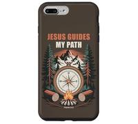 Jesus Guides My Path - Psalm 32:8 Christian Faith Camping Custodia per iPhone 7 Plus/8 Plus