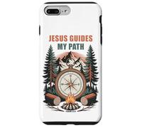 Jesus Guides My Path - Psalm 32:8 Christian Faith Camping Custodia per iPhone 7 Plus/8 Plus