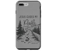Jesus Guides My Path - Psalm 32:8 Christian Faith Camping Custodia per iPhone 7 Plus/8 Plus