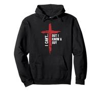 Jesus I Can't But I Know A Guy Cross Funny Christian Prayer Felpa con Cappuccio